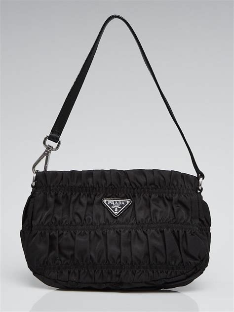 prada nylon bag ruched|prada nylon drawstring bag.